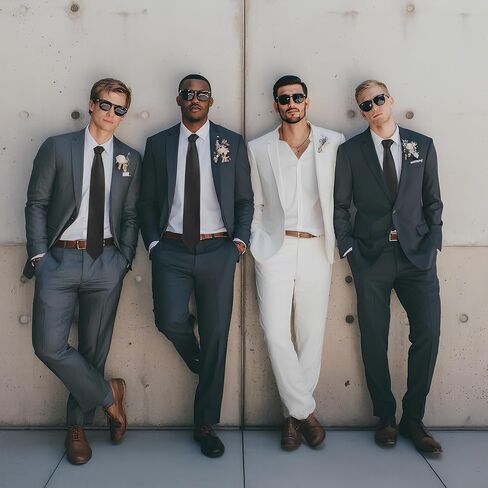 Landisun Mens Tie Solid Necktie 3.15 "(8 سم) علاقات رسمية للرجال in Kuwait