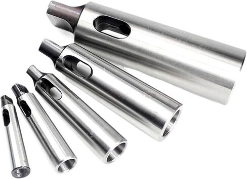 Morse Taper Sleeve MT1 MT2 MT3 MT4 MT5 Morse Adapter Taper Shank Reducer Drill Sleeve for Morse Taper Sleeve Shank Accessories Adaptation Tool(MT3-MT2) in Kuwait