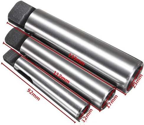Morse Taper Sleeve MT1 MT2 MT3 MT4 MT5 Morse Adapter Taper Shank Reducer Drill Sleeve for Morse Taper Sleeve Shank Accessories Adaptation Tool(MT3-MT2) in Kuwait