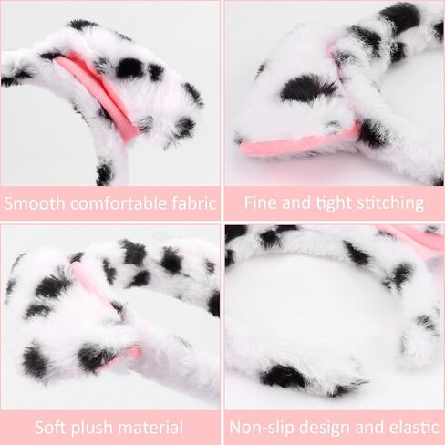 Cute Bear Ears Headband Halloween Brown Bear Ears HairBand Animal Ears Headband Bear Costume Adult Party Accessories for Halloween Cosplay in Kuwait