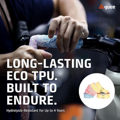 Attitude Fade Road Bike Handlebar Tape with Shock-Absorbing EVA Foam & Eco-Friendly TPU, Anti-Slip Cycling Bar Tape for Enhanced Grip and a Comfortable Ride (2 Rolls) (Fading Blue) in Kuwait