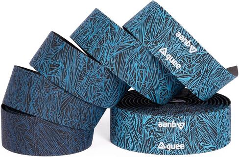 Attitude Fade Road Bike Handlebar Tape with Shock-Absorbing EVA Foam & Eco-Friendly TPU, Anti-Slip Cycling Bar Tape for Enhanced Grip and a Comfortable Ride (2 Rolls) (Fading Blue) in Kuwait