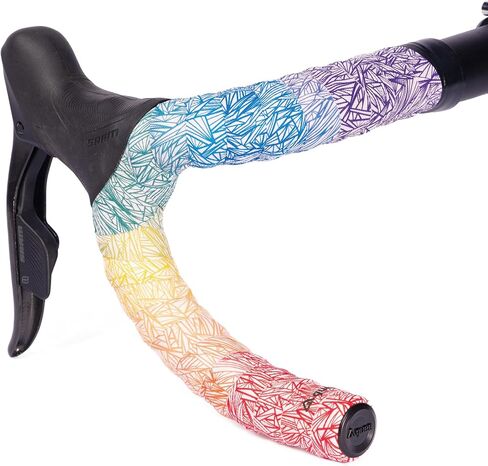 Attitude Fade Road Bike Handlebar Tape with Shock-Absorbing EVA Foam & Eco-Friendly TPU, Anti-Slip Cycling Bar Tape for Enhanced Grip and a Comfortable Ride (2 Rolls) (Fading Blue) in Kuwait