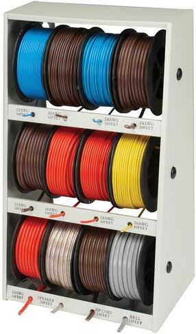 Max Value Hardware 400 ft Wire Storehouse 12 Spools AWG 10-22 Copper Wire for Boats, Cars, Appliances, TV, Stereo in Saudi Arabia
