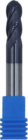5/16in Ball Nose Solid Carbide End Mill,30 Degree Helix, 4 Flute,AlTiN Coated Bits Tool for Medium Hardness Steel, Brass, Iron in Saudi Arabia