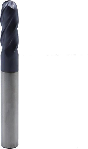 5/16in Ball Nose Solid Carbide End Mill,30 Degree Helix, 4 Flute,AlTiN Coated Bits Tool for Medium Hardness Steel, Brass, Iron in Saudi Arabia