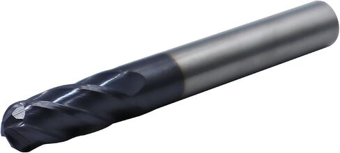 5/16in Ball Nose Solid Carbide End Mill,30 Degree Helix, 4 Flute,AlTiN Coated Bits Tool for Medium Hardness Steel, Brass, Iron in Saudi Arabia