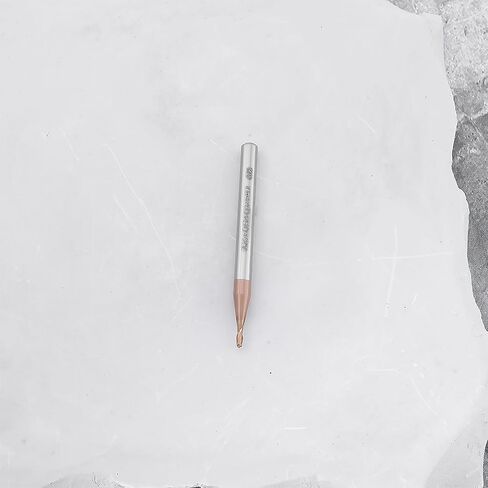 2Pcs 4mm Ball Nose End Mill AlTiN Coated HRC55 Tungsten Carbide for CNC Engraving in Saudi Arabia