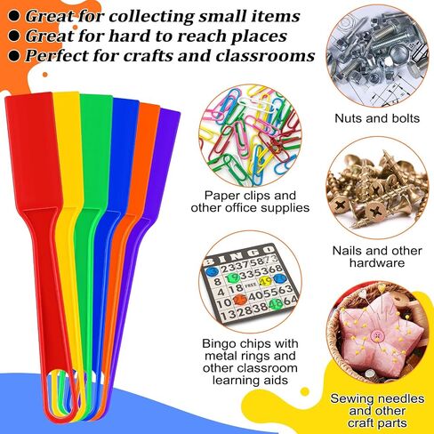 Yunsailing 606 Pcs Bingo Counting Chips Magnetic Wand Set 6 Colors Magnet Wand and Metal Chips Sensory Bin Filler for Kids Family Learning Science Group Game Sorting Classroom Educational Activities in Saudi Arabia