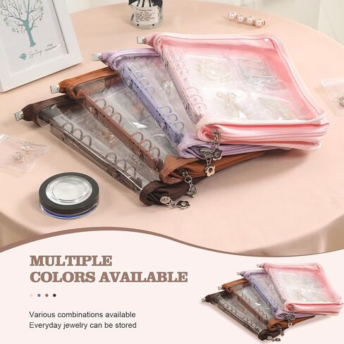 100pcs أكياس تخزين المجوهرات PVC حلقات أقراط كبيرة قلادات تخزين أكياس تخزين واضحة مع أكياس تعبئة المجوهرات المضادة للأكسدة السوسترية in Saudi Arabia