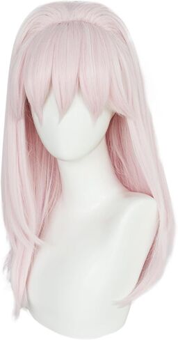 Cosplay Wig Cos Short Straight White Hair for Women Adult Halloween Wigs, Cosplay Con in Saudi Arabia