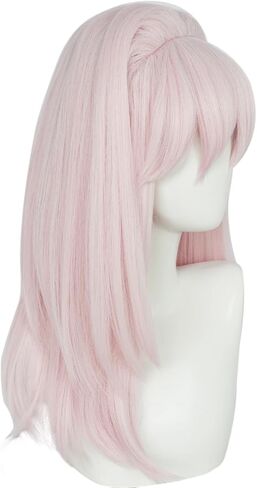 Cosplay Wig Cos Short Straight White Hair for Women Adult Halloween Wigs, Cosplay Con in Saudi Arabia