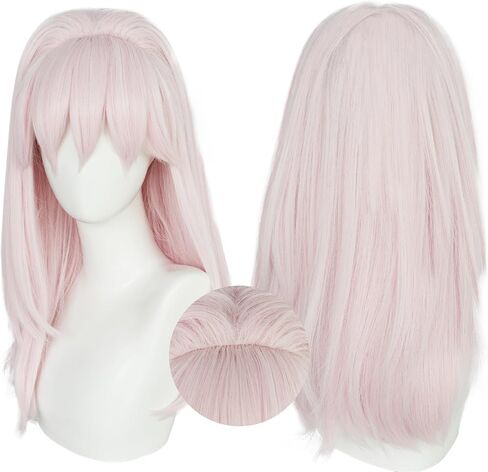 Cosplay Wig Cos Short Straight White Hair for Women Adult Halloween Wigs, Cosplay Con in Saudi Arabia