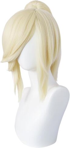 Cosplay Wig Cos Short Straight White Hair for Women Adult Halloween Wigs, Cosplay Con in Saudi Arabia