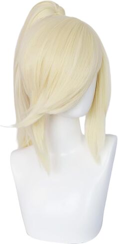 Cosplay Wig Cos Short Straight White Hair for Women Adult Halloween Wigs, Cosplay Con in Saudi Arabia