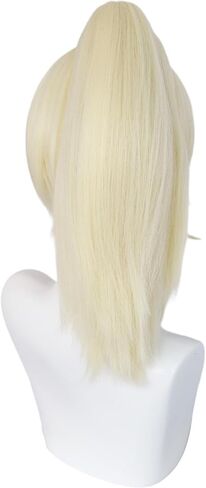 Cosplay Wig Cos Short Straight White Hair for Women Adult Halloween Wigs, Cosplay Con in Saudi Arabia