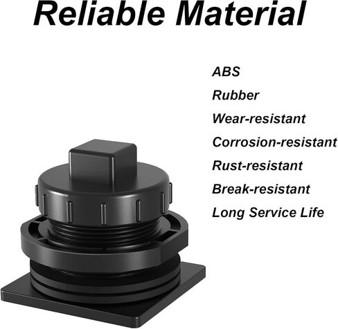 Stock Tank Drain Plug Fit for Commercial 100 150 Gallon Stock Tanks, Easy to Use in Saudi Arabia