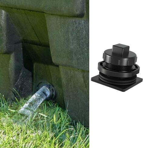 Stock Tank Drain Plug Fit for Commercial 100 150 Gallon Stock Tanks, Easy to Use in Saudi Arabia
