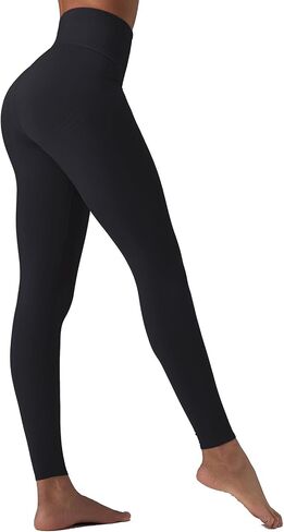 baleaf Sweatleaf Womens High Waisted Leggings, 25" Tummy Control Butt Lifting Yoga Workout Running Pants in Saudi Arabia