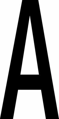 Aviditi "A" ملصقات/ملصقات مستودع فينيل ، 4 "× 2 1/8" ، أسود/أبيض ، (حزمة من 50 ملصقات) in Saudi Arabia