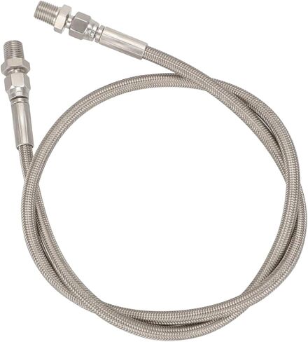 الفولاذ المقاوم للصدأ PTFE خرطوم مقوى 40 "الطول - JIC - 4 أنثى أو 1/4" npt ذكر ، 870psi ، -40 درجة فهرنهايت إلى 400 درجة فهرنهايت ، متوافق مع ARB 740203 in Kuwait