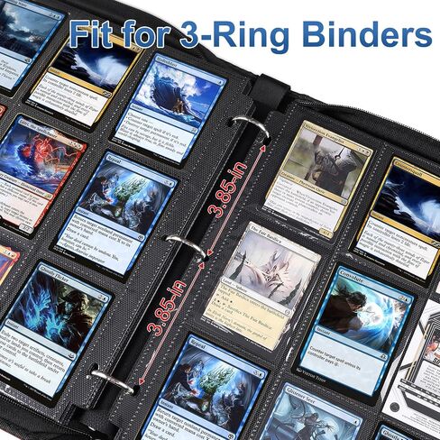 40 Pack 9 Pocket Page Protectors,720 Pockets Double Sided Card Holder Pages for a 3 Ring Binder, Card Protector Sheets Baseball Card Binder,Fit for MTG, TCG, Baseball Standard Cards in Kuwait