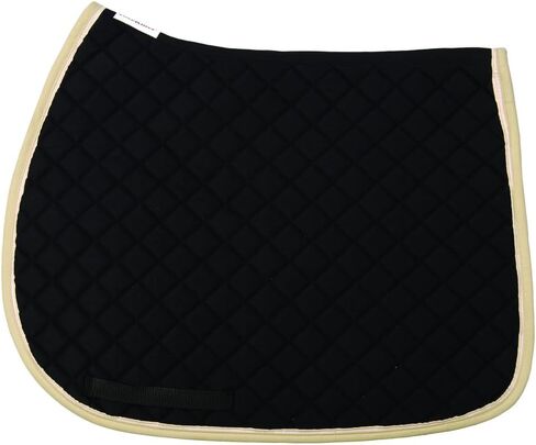 TuffRider Basic All Purpose Saddle Pad with Trim & Piping – Cotton Base, Flannel Lined, Diamond Quilted for Comfort in Kuwait