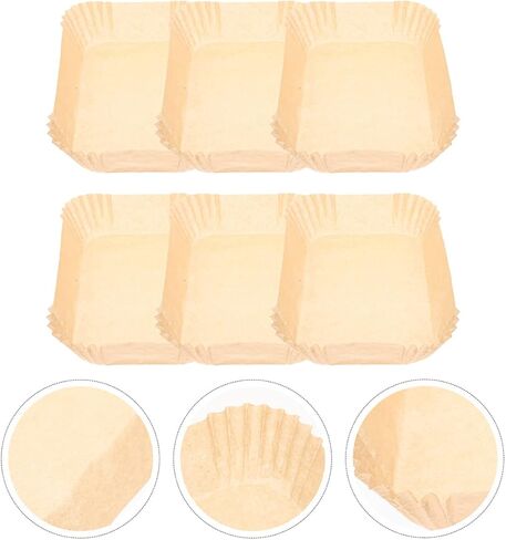 Gleavi 50pcs غير عصا طرفي طرفي مقلاة وسائد الخبز لطهي تبخير الخبز لكعك بيتزا اللحوم المزيد in Saudi Arabia