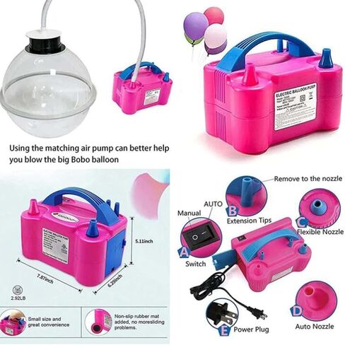 Ballon stopfmaschine ballon stuffer أدوات Kit Durchmesser 35cm/13.7 in Saudi Arabia