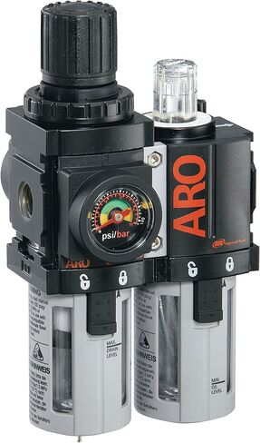 Ingersoll Rand - Aro Aro 1/4 "Piggyback Filter/منظم + تشيخ C38121-600 in Kuwait