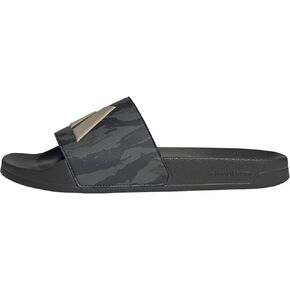 Adidas للجنسين Adilette Slide Slide Slide ، أبيض/أسود/أسود ، 11 رجلاً أمريكي in Kuwait