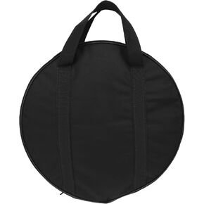 Garneck 15.7inch Cymbal Bag with Carry Handle Single-Layer Round Tambourine Case Wear Resistant Instrument Storage Pouch in Kuwait