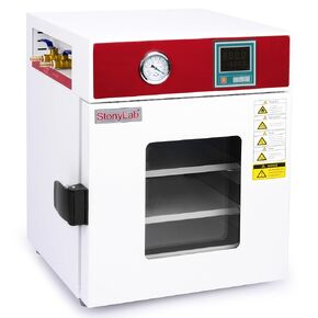 فرن تجفيف الفراغ الرقمي Stonylab ، 0.85 متر مكعب ، 110 فولت ، RT+10-250 ℃ لتجفيف المختبر والتدفئة ، مع مقياس فراغ ووحدة تحكم رقمية ، CE معتمد in Kuwait