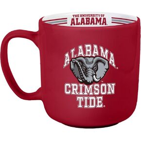 Logo Brands NCAA Georgia Bulldogs 15oz Stripe Mug - Team Logo, Inside Print, Standard Handle, Microwave & Dishwasher Safe in Kuwait