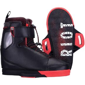 Hyperlite Riot Mens Wakeboard Bindings Black/Red 10 in Kuwait