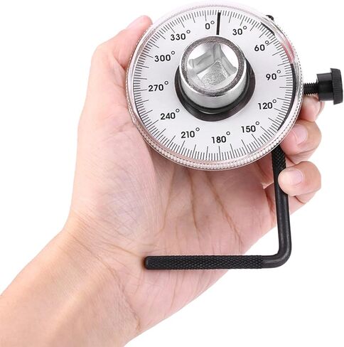 1/2 Inch Torque Wrench Angle Gauge Tool 360 Degree Adjustable Drive Torque meter Wrench Set Automobile Angular Torque Meter Measuring in Saudi Arabia