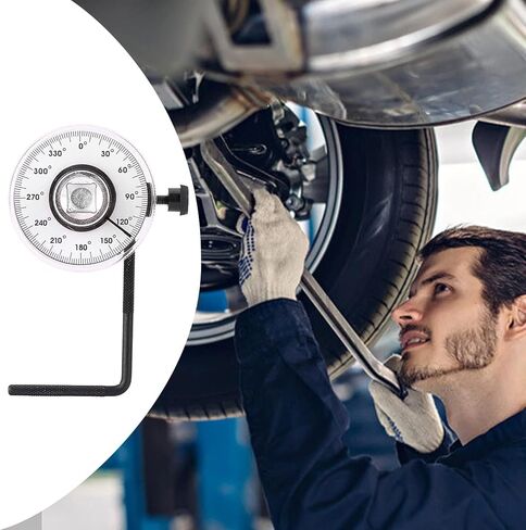 1/2 Inch Torque Wrench Angle Gauge Tool 360 Degree Adjustable Drive Torque meter Wrench Set Automobile Angular Torque Meter Measuring in Saudi Arabia