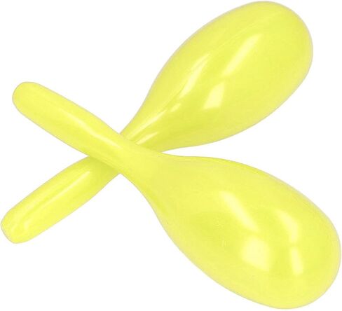 Maracas للبالغين ، maracas maracas للأطفال القوي و 2pcs على شكل إيقاع يدوي على شكل ktv روضة أطفال (أصفر) in Saudi Arabia