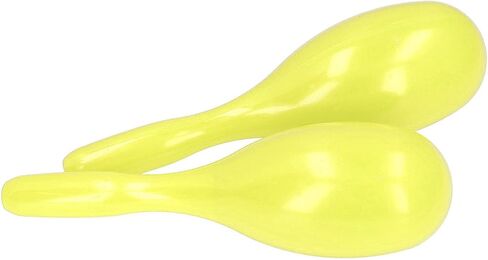 Maracas للبالغين ، maracas maracas للأطفال القوي و 2pcs على شكل إيقاع يدوي على شكل ktv روضة أطفال (أصفر) in Saudi Arabia