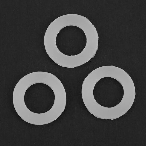 Estink 12pcs Silicone Seal Gasket o غسالات عالية من Temp لتوصيل صنبور بخاخ الأنابيب مع 4 أحجام (1/2 "3/4" 1 "1.2") (1/4 17.5‑18 سم) محيط الرأس) in Saudi Arabia