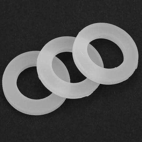 Estink 12pcs Silicone Seal Gasket o غسالات عالية من Temp لتوصيل صنبور بخاخ الأنابيب مع 4 أحجام (1/2 "3/4" 1 "1.2") (1/4 17.5‑18 سم) محيط الرأس) in Saudi Arabia