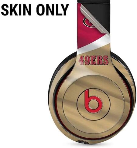 Skinit Decal Audio Skin Compatible with Beats Solo 3 Wireless - Officially Licensed NFL San Francisco 49ers Design in Saudi Arabia