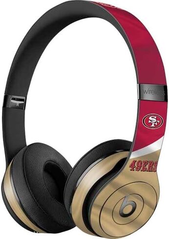 Skinit Decal Audio Skin Compatible with Beats Solo 3 Wireless - Officially Licensed NFL San Francisco 49ers Design in Saudi Arabia