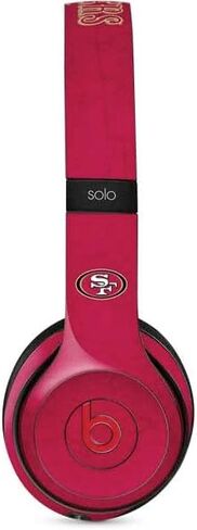 Skinit Decal Audio Skin Compatible with Beats Solo 3 Wireless - Officially Licensed NFL San Francisco 49ers Design in Saudi Arabia