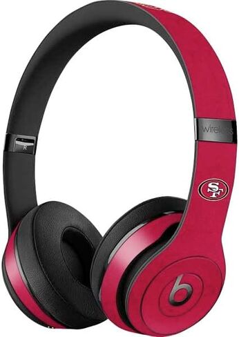 Skinit Decal Audio Skin Compatible with Beats Solo 3 Wireless - Officially Licensed NFL San Francisco 49ers Design in Saudi Arabia