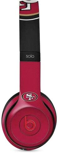 Skinit Decal Audio Skin Compatible with Beats Solo 3 Wireless - Officially Licensed NFL San Francisco 49ers Design in Saudi Arabia