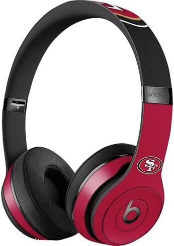 Skinit Decal Audio Skin Compatible with Beats Solo 3 Wireless - Officially Licensed NFL San Francisco 49ers Design in Saudi Arabia