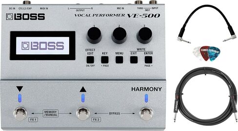 Boss VE-500 Photal Perfer Bundle مع كابل أدوات 10 أقدام ، كابل التصحيح ، ويختار in Kuwait