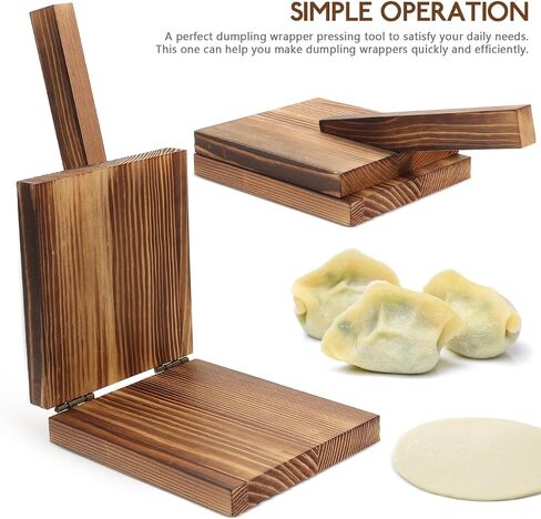 Cabilock Wooden Tortilla Press Tool Tooling Dumpling Skin Maker مع مقبض مريح لعجين البيتزا والمعجنات والإمباناداس والبسكويت وملفات تعريف الارتباط in Saudi Arabia