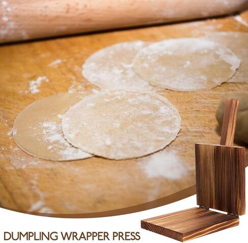 Cabilock Wooden Tortilla Press Tool Tooling Dumpling Skin Maker مع مقبض مريح لعجين البيتزا والمعجنات والإمباناداس والبسكويت وملفات تعريف الارتباط in Saudi Arabia